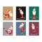 Yoga Santa Christmas Cards - 24-Pack Holiday Greeting Cards with 6 Fun Santa Yoga Poses, Perfect for Sharing Merry Christmas & Holiday Wishes, Blank Inside for Personalized Messages - Playful and Unique Festive Stationery Set